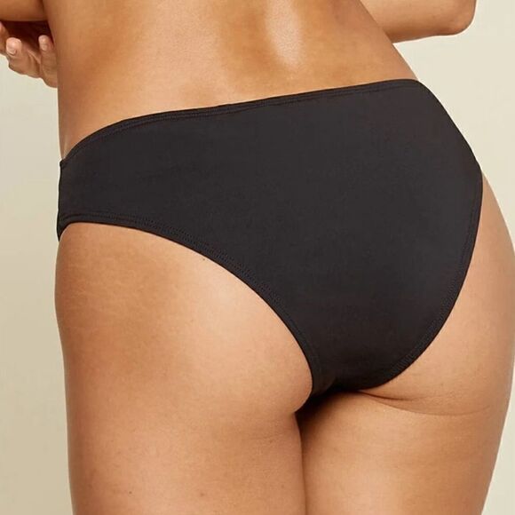 Andie The Bikini Bottom Swim Bottoms Bluff Blue Floral Low Rise - Picture 5 of 9